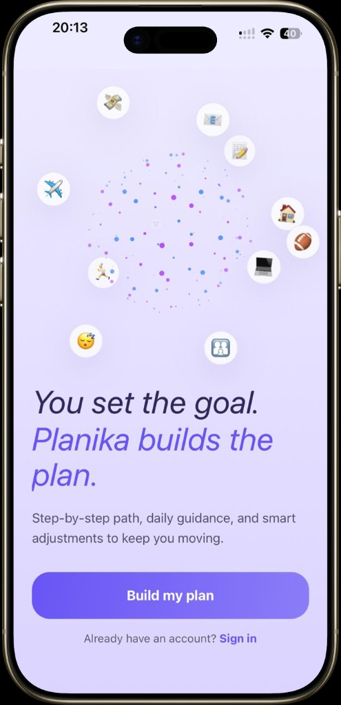 Planika - You set the goal. Planika builds the plan.